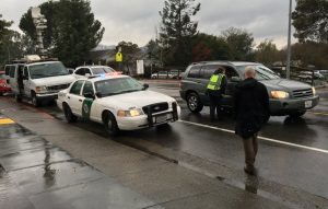 Emergency services, reporters and police surround Osher Marin Jewish Community Center