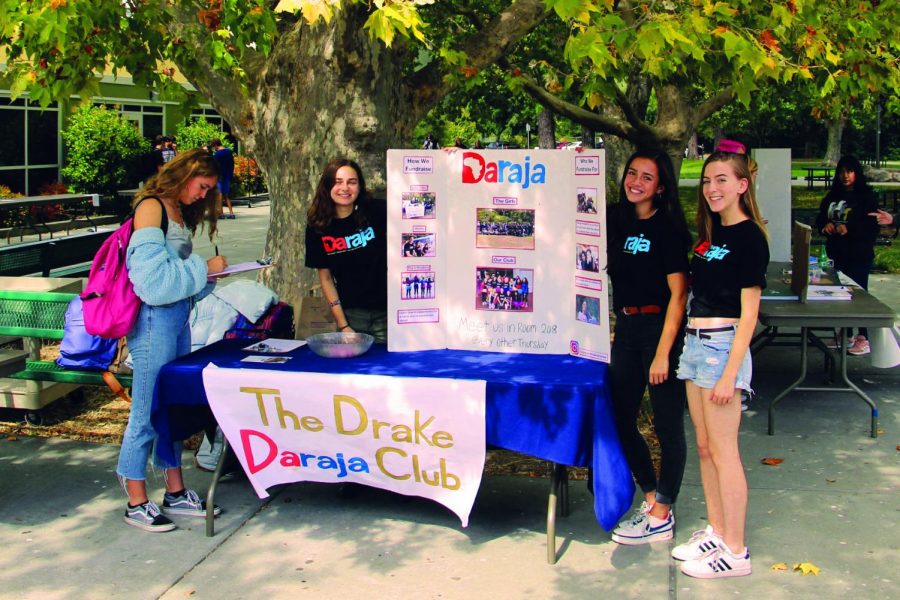 Daraja club members participate in Club Day on September 18th.