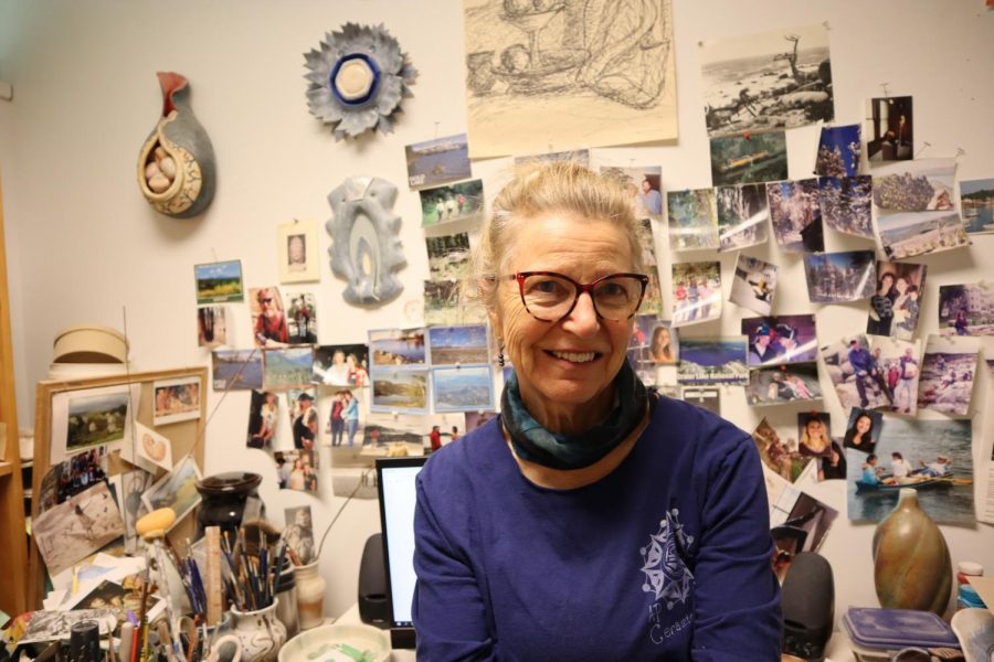 Retiring ceramics teacher Ms. Cederstrom, remaniises on good years at Archie Williams