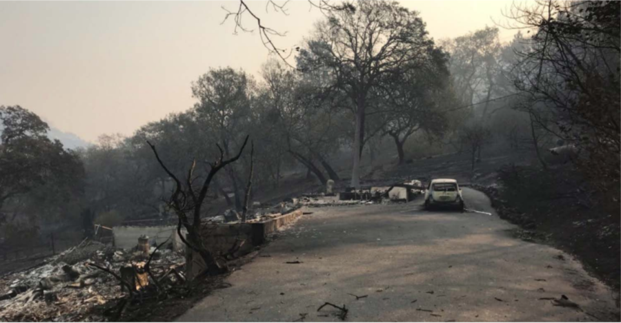 Home belongs to Lorriane Jarvis in Santa Rosa, after the 2017 Sonoma Tubbs fires hit.  