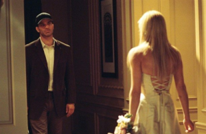 Donna (Britney Snow) comes face to face with her families’ murderer, Mr. Fenton, (Johnathon Schaech) in Prom Night.