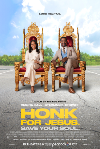 Lee-Curtis Childs (Sterling K. Brown) and Trinity Childs (Regina Hall) sitting on their diminished thrones.