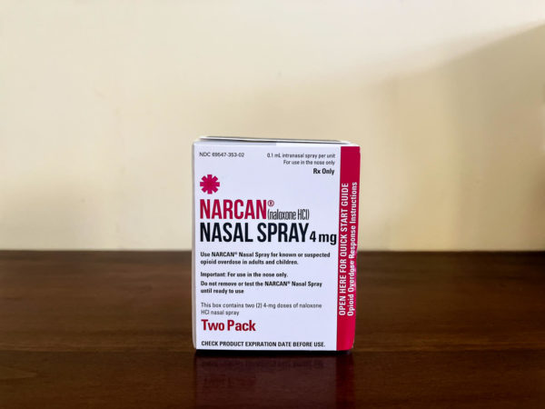 A two-dose package of Narcan can now be purchased over the counter for $44.99.