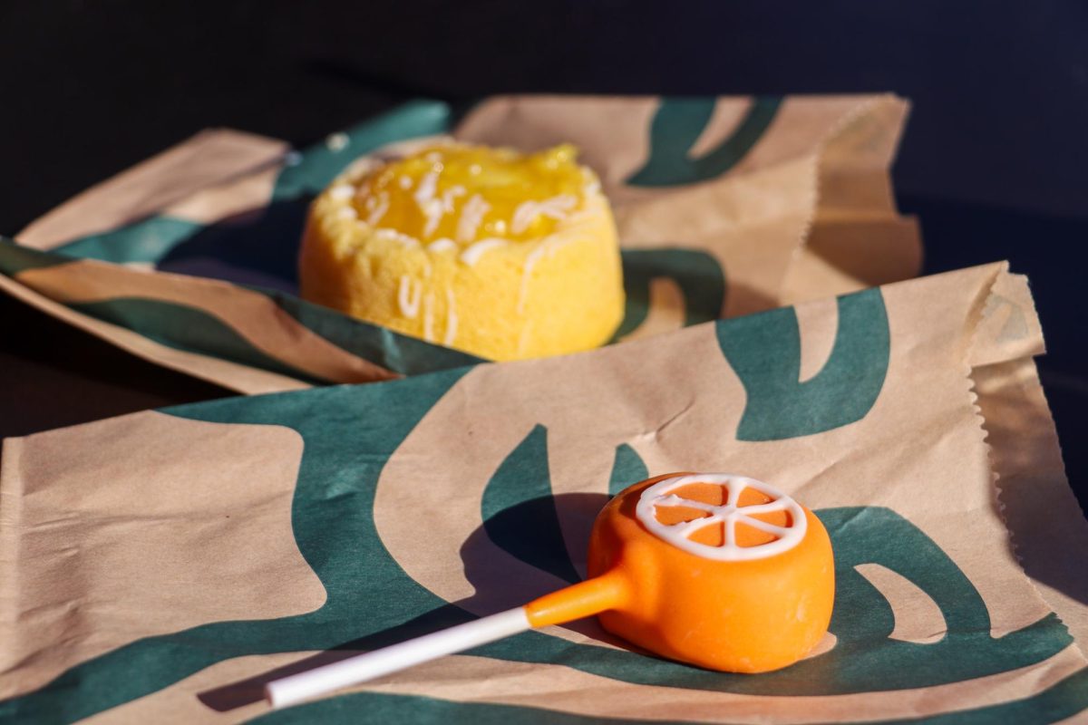 Starbucks released two new bakery items, the Orange Cream Cake Pop and the Pineapple Cloud Cake. 