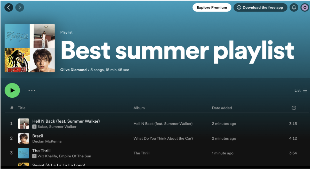 The Best Summer Playlist  featuring the selected catchy tunes to help you enjoy this upcoming season. 