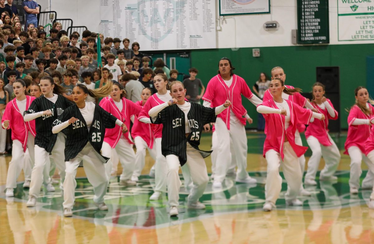 The new 2024-25 Archie Williams Dance Troupe performs their first set of the year.