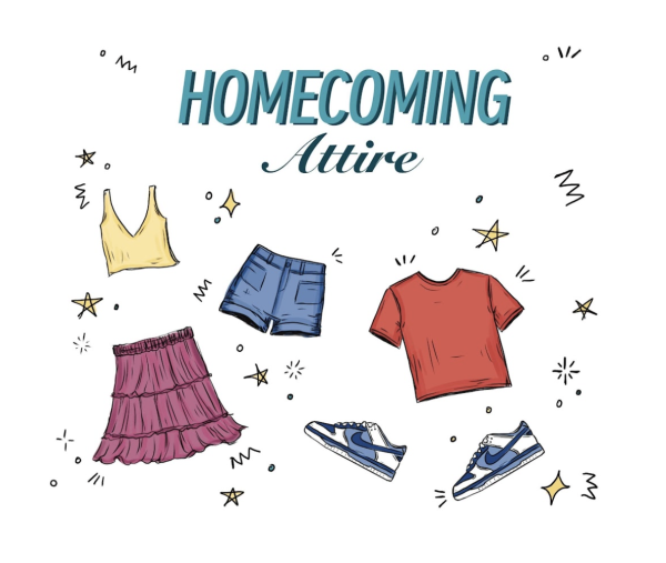 Students will wear “casual attire” including skirts, shorts, and sneakers at the upcoming Homecoming dance.