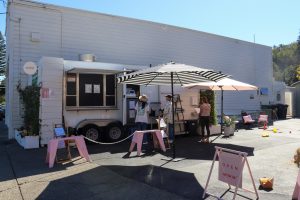 Customers order at Ryan Scott's Boutique Cafe in San Anselmo. 