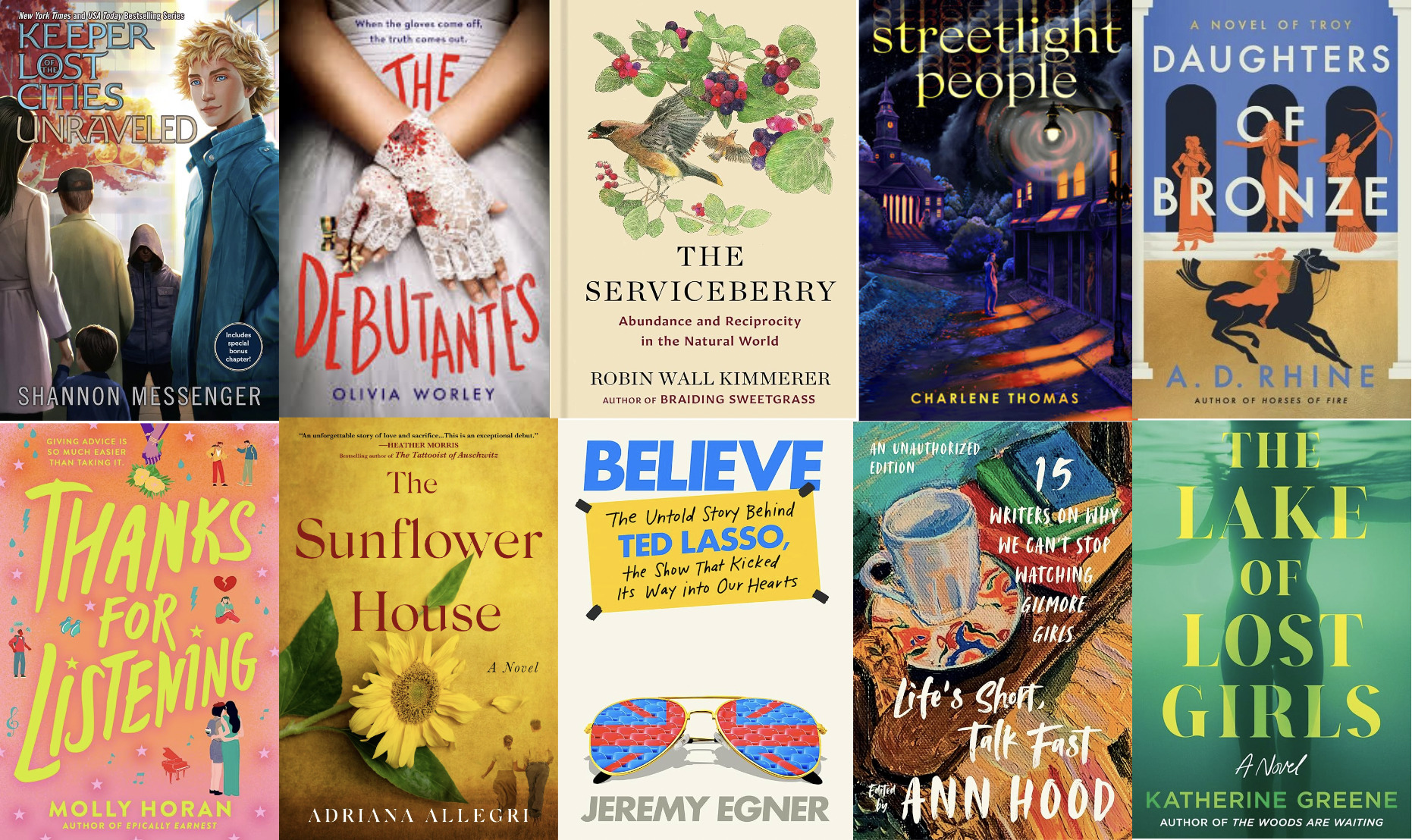 Ten upcoming book releases will provide readers with entertainment this autumn. (Courtesy of Amazon)