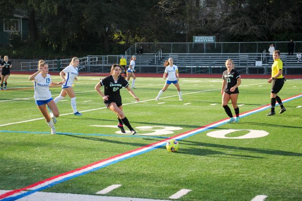 Falcons girls varsity soccer comes up short against Branson Bulls