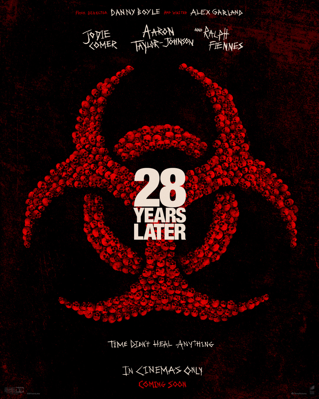 Newly released movie cover for 28 Years Later showcases the dark themes the new film will contain. (Courtesy of IMDB)