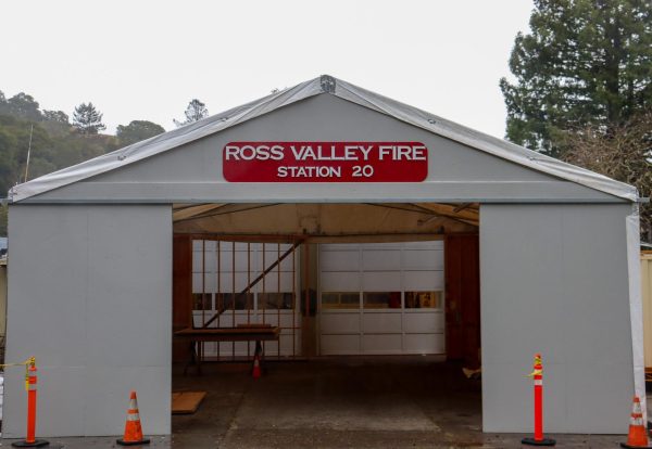 Ross Valley Fire Station 20 on Butterfield Rd. is closed for renovations.