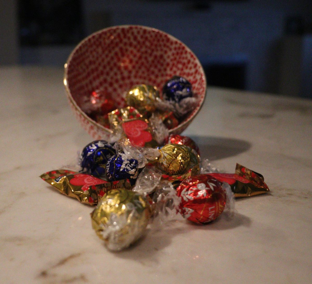 Ghiradelli and Lindor chocolates can be enjoyed for Valentines Day.