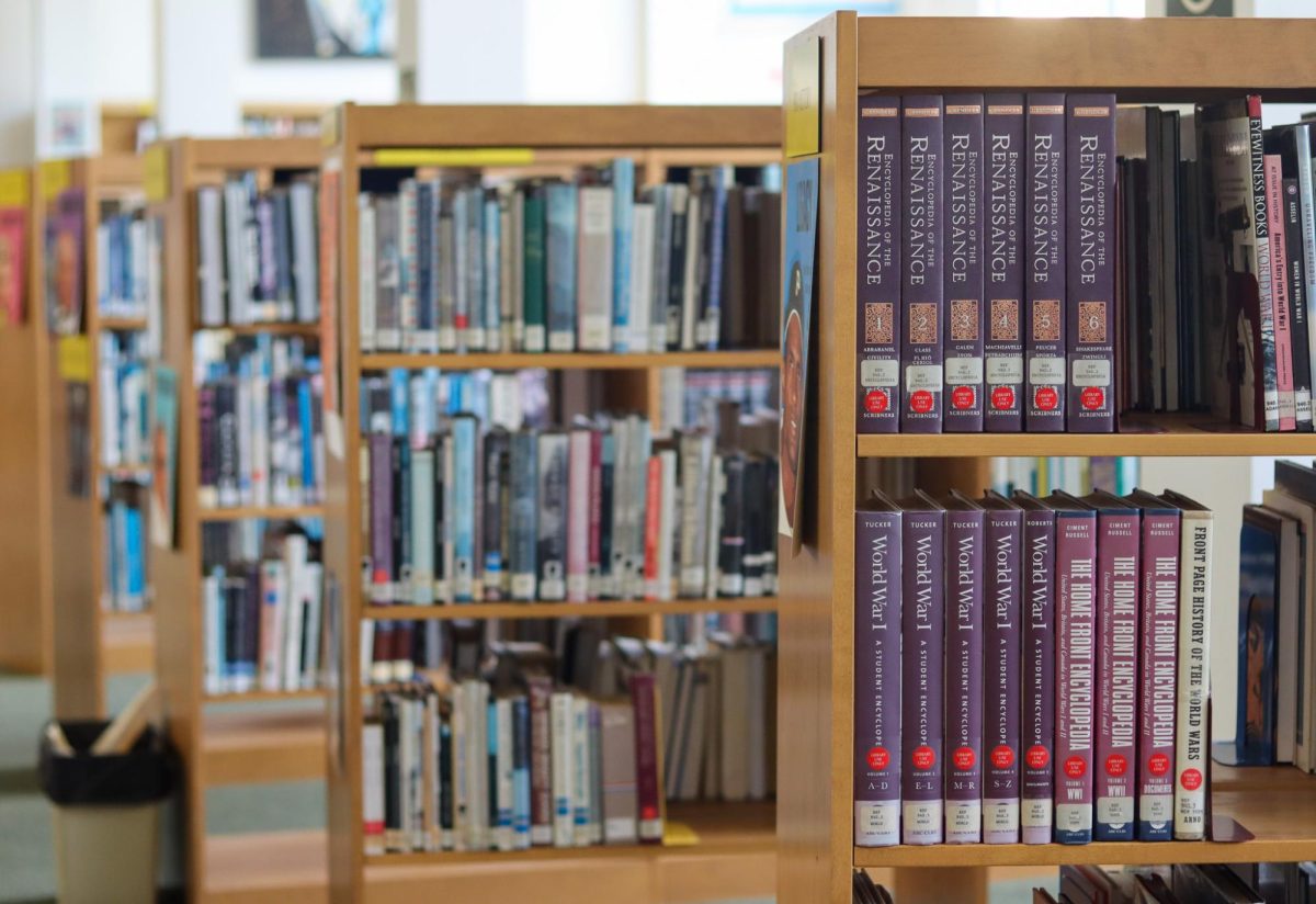 The Archie Williams library provides students with a wide selection of books. 
