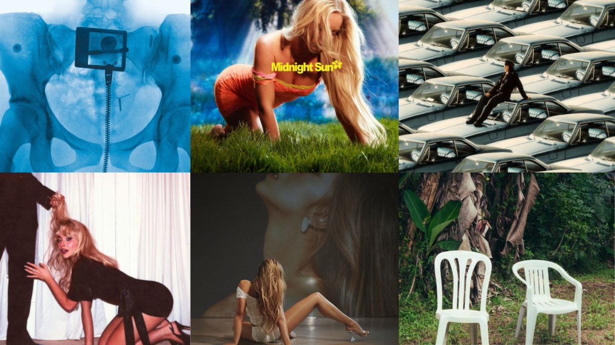 Album covers from the top albums of 2025 display shows of female empowerment and creativity.