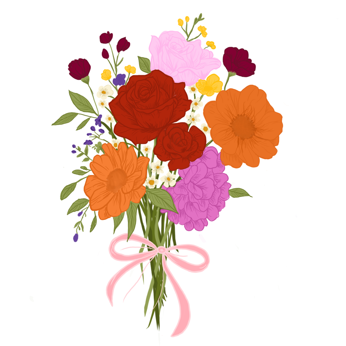 Flower bouquets are an easy, thoughtful, and colorful Mothers Day gift. 